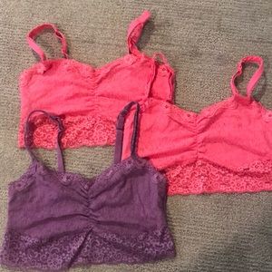 3 Soma Intimates Bralettes Size Medium